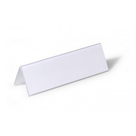 CAJA DE 25 PORTANOMBRES RIGIDOS PVC 122X210 MM DURABLE 8052 19