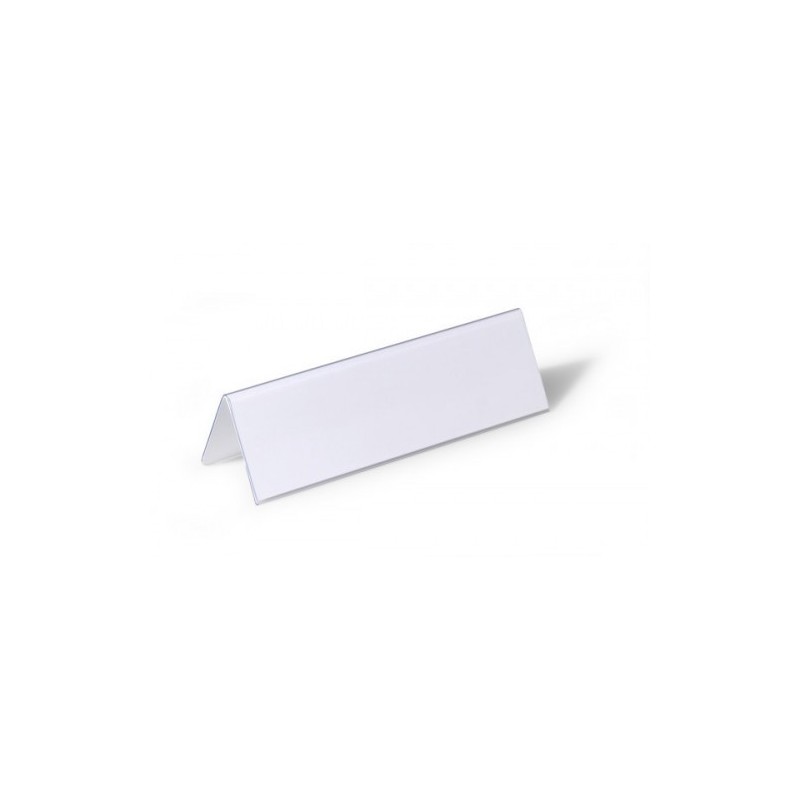 CAJA DE 25 PORTANOMBRES RIGIDOS PVC 122X210 MM DURABLE 8052 19