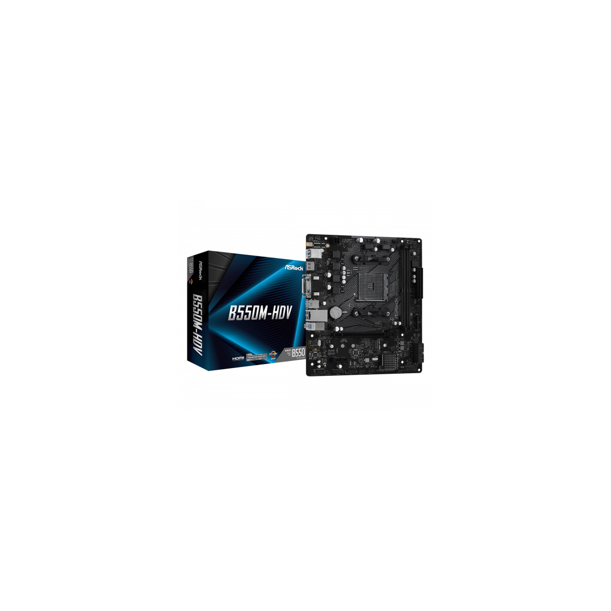 Asrock B550M HDV AMD B550 Zocalo AM4 micro ATX