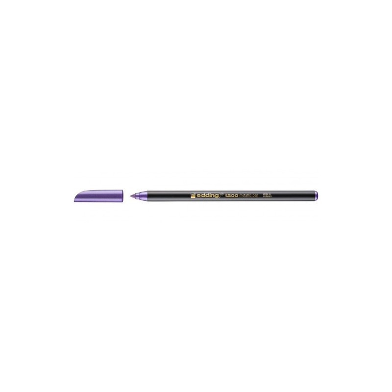 ROTULADOR PUNTA FINA 1200 VIOLETA METALICO EDDING 1200 078