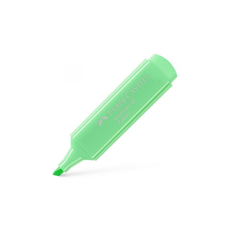 MARCADOR FLUOR TEXTLINER VERDE CLARO PASTEL FABER CASTELL 154666