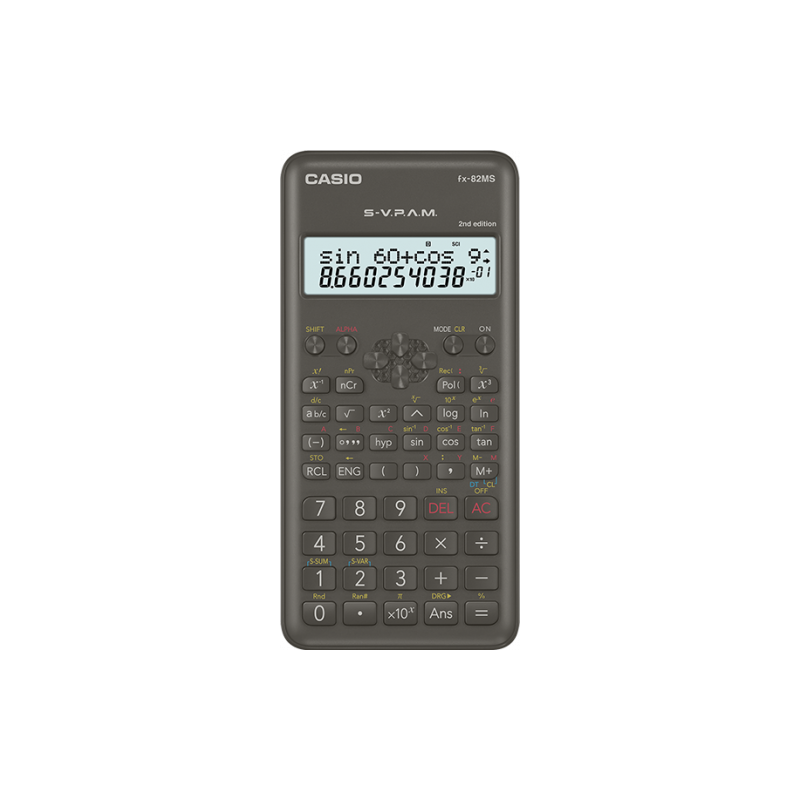 CALCULADORA CIENTIFICA DE 12 DiGITOS CASIO FX 82MS 2 W ET B