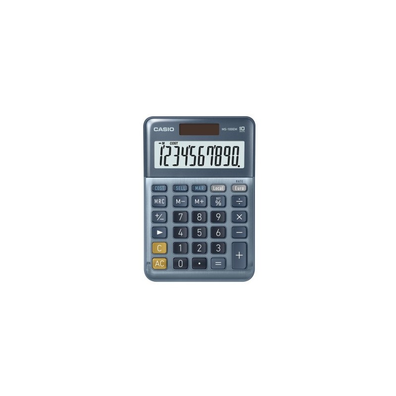 CALCULADORA DE SOBREMESA DE 10 DiGITOS CASIO MS 100EM