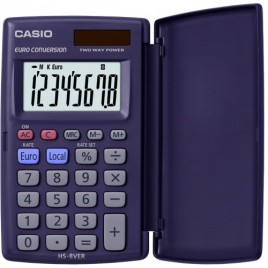 CALCULADORA DE BOLSILLO DE 8 DiGITOS CASIO HS 8VERA