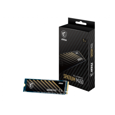 MSI SPATIUM M450 PCIe 40 NVMe M2 1TB PCI Express 40 3D NAND