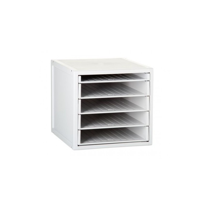 MoDULO ARCHISYSTEM DE 5 BANDEJAS 356X316X303 MM GRIS ARCHIVO 2000 8405B GS