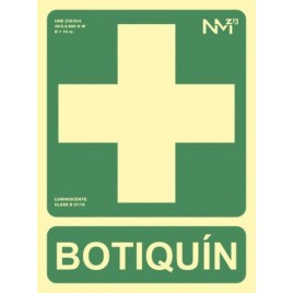 SENAL BOTIQUiN 224X300 PVC VERDE ARCHIVO 2000 6170 05H VE