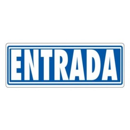 SENAL ENTRADA SIN INDICADOR 175X65 PVC GRIS ARCHIVO 2000 6177 10 GS