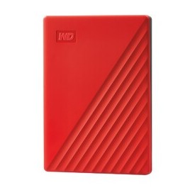 Western Digital My Passport disco duro externo 2000 GB Rojo