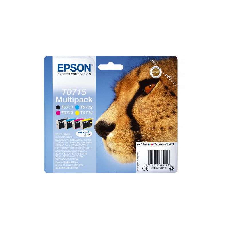 Epson Multipack T0715 4 colores