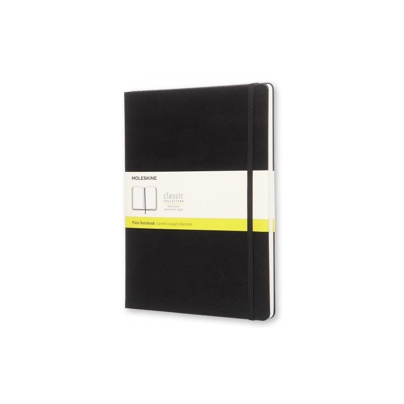 LIBRETA CLASICA TAPA DURA NEGRA XL 19X25CM LISA MOLESKINE QP092