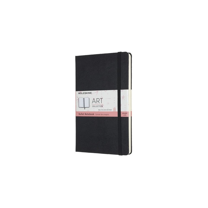 LIBRETA DE ARTE BULLET L 13X21CM NEGRA MOLESKINE ARTBULNT3