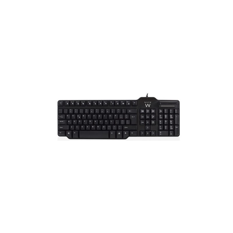 Ewent EW3252 teclado USB QWERTY Espanol Negro