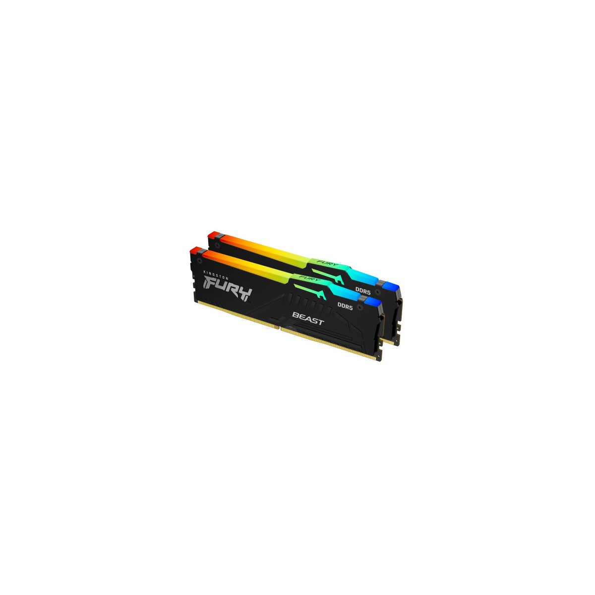 MEMORIA KINGSTON 64GB KIT2 6000MT S DDR5 CL30  FURY BEAST RGB EXPO KF560C30BBEAK2 64