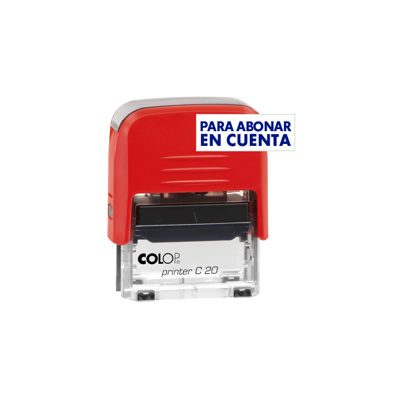 SELLO DE ENTINAJE PRINTER FORMULA PARA ABONAR EN CUENTA COLOP 141686