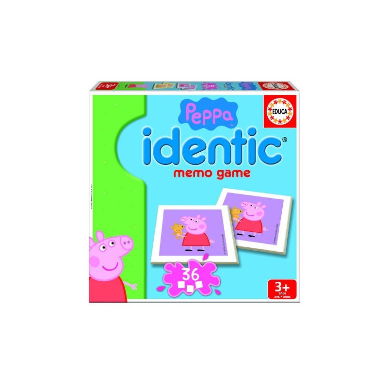 JUEGO IDENTIC PEPPA PIG 3 ANOS EDUCA BORRAS 16227