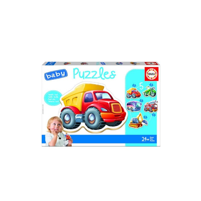 BABY PUZZLE VEHICULOS 24M EDUCA BORRAS 14866