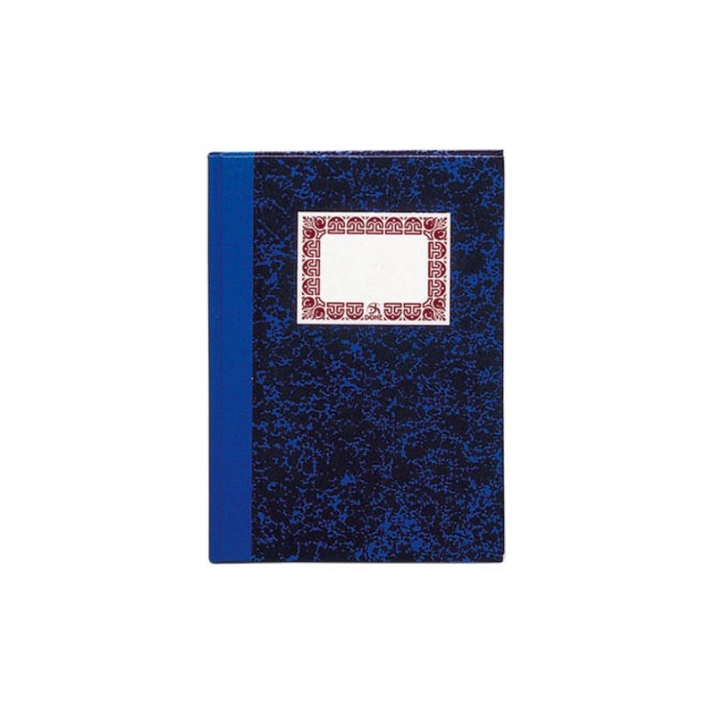 CUADERNO CARTONe CONTABILIDAD RAYADO HORIZONTAL AZUL FOLIO NATURAL 100 HOJAS DOHE 09950