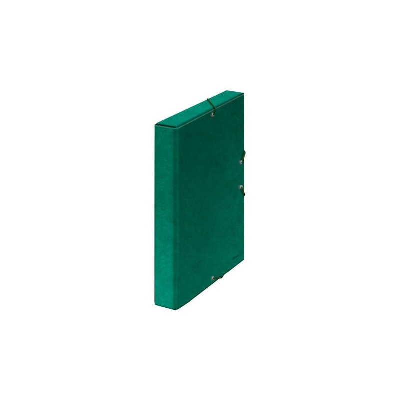 CAJAS DE PROYECTOS CARToN FORRADO LOMO DE 3 CM VERDE 245X350X30 DOHE 09722