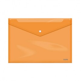 SOBRES POLIPROPILENO BROCHE NARANJA FOLIO APAISADO 335X235 DOHE 91478