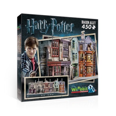 HARRY POTTER PUZZLE 3D CALLEJoN DIAGON WREBBIT REDSTRING W3D 1010