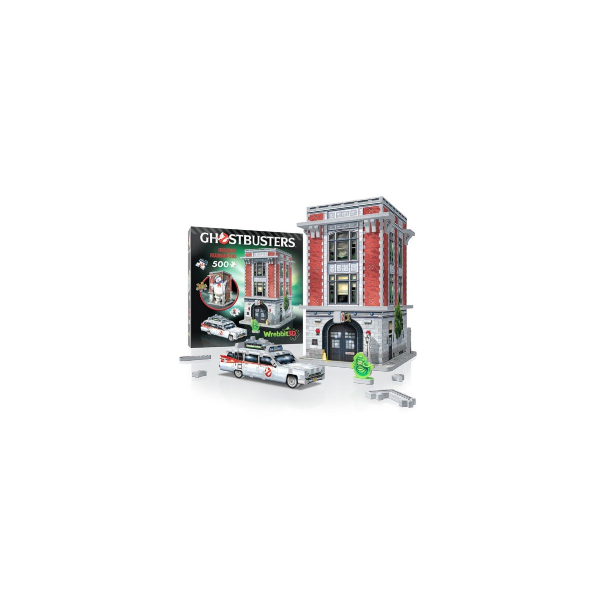 PUZZLE 3D CUARTEL DE LOS CAZAFANTASMAS 500 PIEZAS WREBBIT REDSTRING W3D 1018