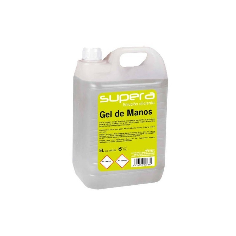 GEL DE MANOS 5 LITROS SUPERA JM080