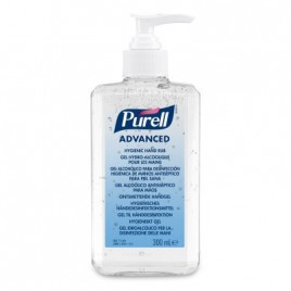 BOTE DE 300 ML GEL HIDROALCOHOLICO ADVANCE C BOMBA PURELL JA077