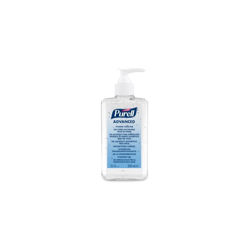 BOTE DE 300 ML GEL HIDROALCOHOLICO ADVANCE C BOMBA PURELL JA077