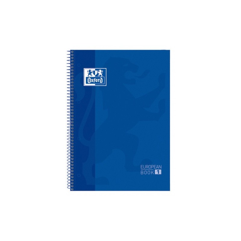 CUADERNO EUROPEANBOOK 1 TAPA EXTRADURA A4 80 HOJAS 5X5 COLOR AZUL OSCURO OXFORD 100430197