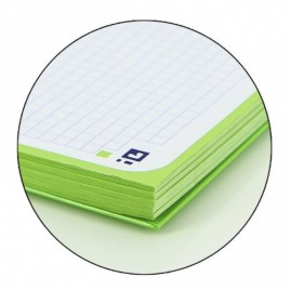 CUADERNO EUROPEANBOOK 1 TAPA EXTRADURA A4 80 HOJAS 5X5 COLOR VERDE MANZANA OXFORD 100430199