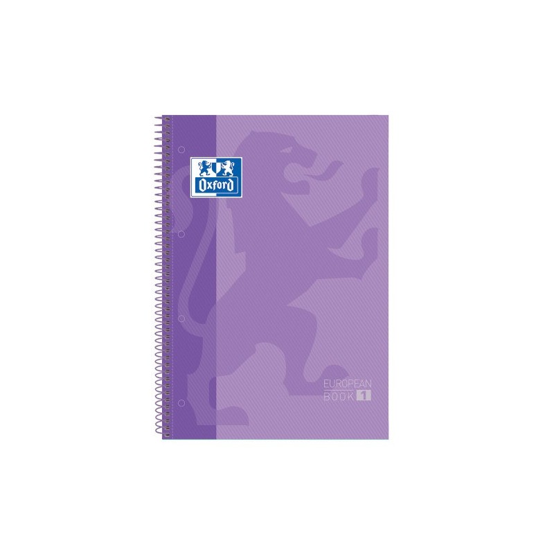 Oxford Europeanbook 1 cuaderno y block A4 80 hojas Purpura