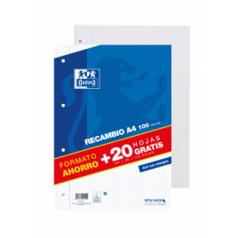 Oxford 400058179 papel de cuaderno 210 x 297 mm A4 120 hojas