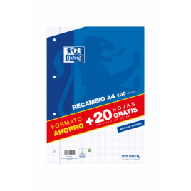 Oxford 400058179 papel de cuaderno 210 x 297 mm A4 120 hojas