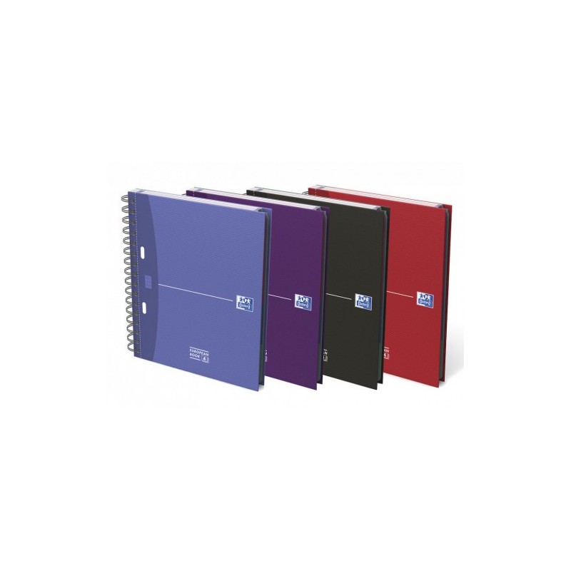 CUADERNO EUROPEANBOOK 1 TAPA EXTRADURA A5 100 HOJAS 5X5 COLORES SURTIDOS ESSENTIALS 3SEP OXFORD 100100314