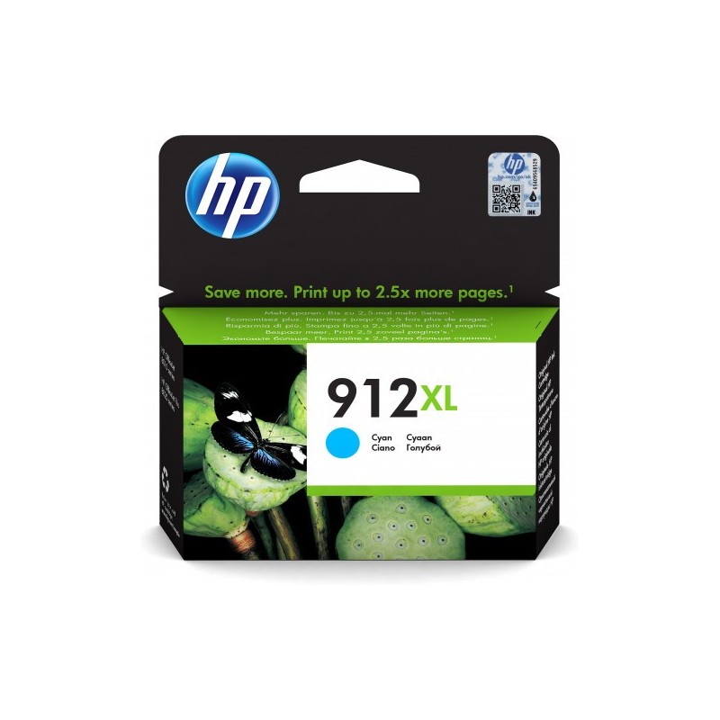 HP CARTUCHO TINTA 912XL CIAN OJ 8022 3YL81AE