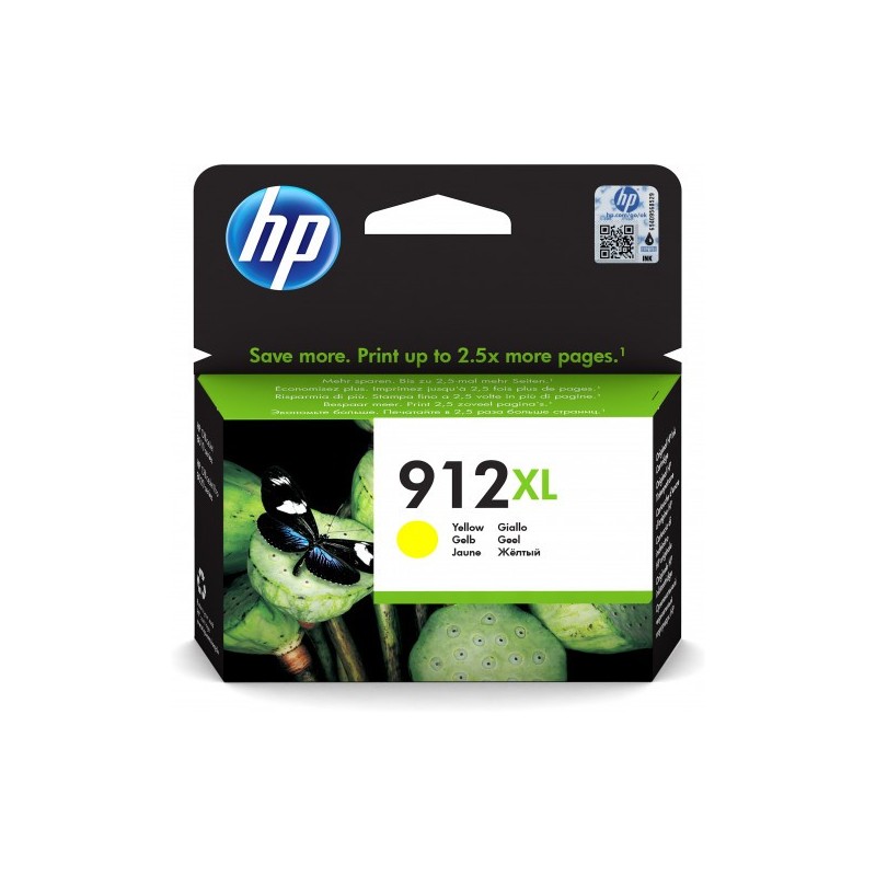 HP CARTUCHO TINTA 912XL AMARILLO 3YL83AE