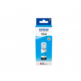 Epson 104 EcoTank Cyan ink bottle