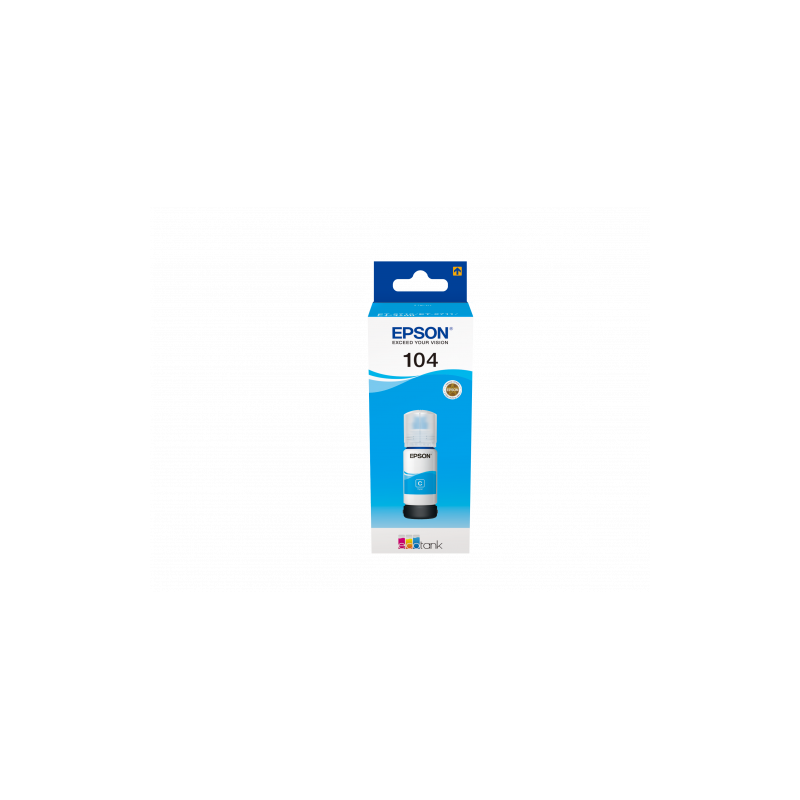 Epson 104 EcoTank Cyan ink bottle