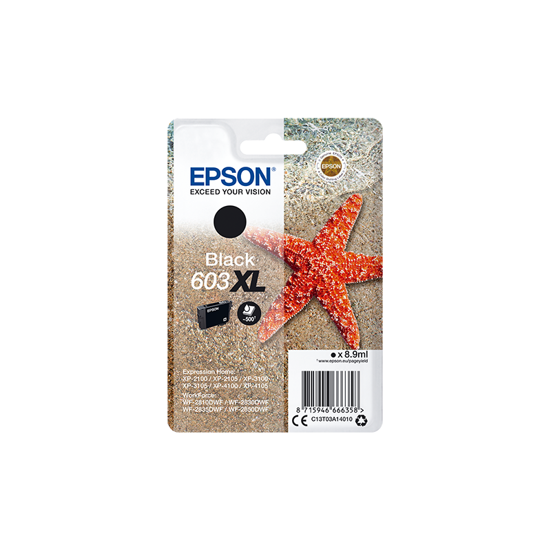 Epson Singlepack Black 603XL Ink