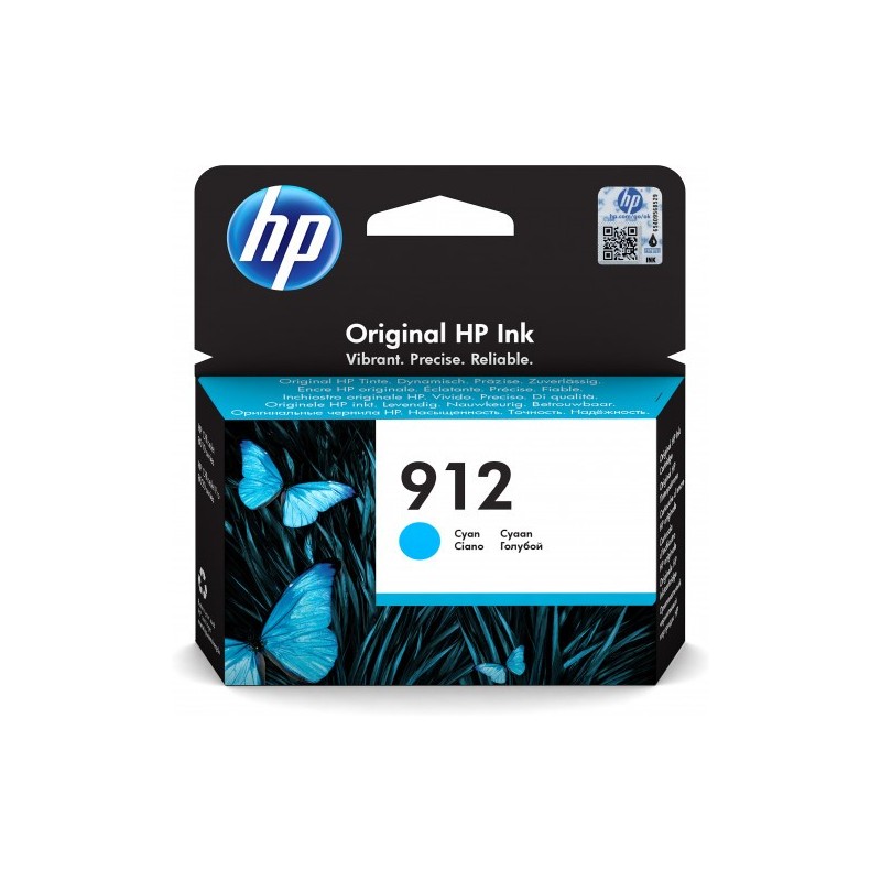 HP 912 CARTUCHO DE TINTA CIAN HP912 3YL77AE