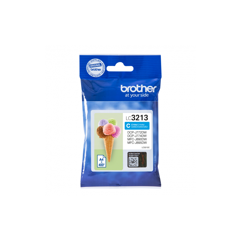 Brother LC 3213C cartucho de tinta Original Alto rendimiento XL Cian
