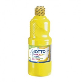 BOTELLA TeMPERA LAVABLE AMARILLA 500ML GIOTTO F535302