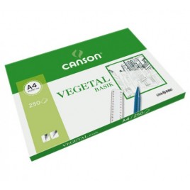 PAQUETE 250 HOJAS PAPEL VEGETAL A4 90G GUARRO CANSON C200406219