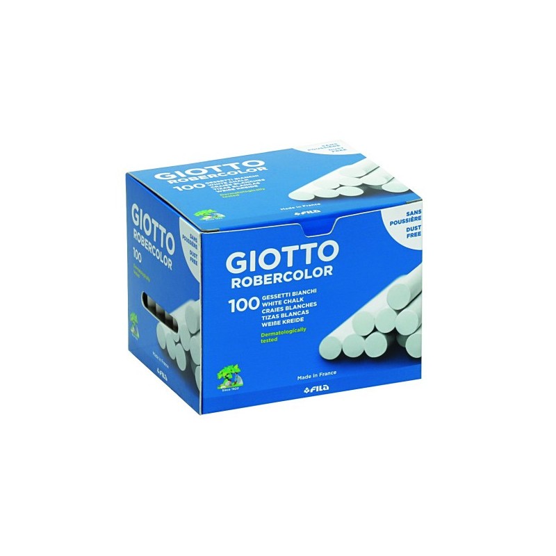 CAJA 100 TIZAS BLANCAS GIOTTO F538800