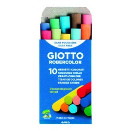 CAJA 10 TIZAS COLORES SURTIDOS GIOTTO F538900