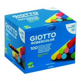 CAJA 100 TIZAS COLORES SURTIDOS GIOTTO F539000