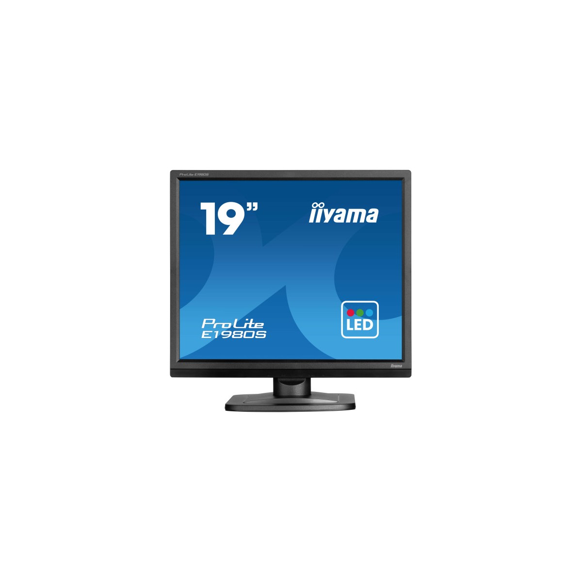 iiyama ProLite E1980S B1 pantalla para PC 483 cm 19 1280 x 1024 Pixeles VGA LED Negro