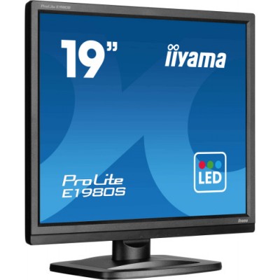iiyama ProLite E1980S B1 pantalla para PC 483 cm 19 1280 x 1024 Pixeles VGA LED Negro