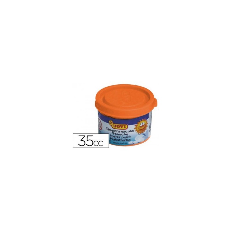 ESTUCHE TeMPERA ESCOLAR 5 BOTES 35 ML NARANJA JOVI 50306